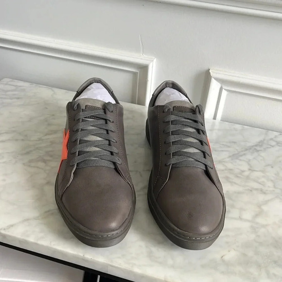 Steve Madden Men Dangr Tennis Sneakers- Gray, US 9 - Picture 2 of 6